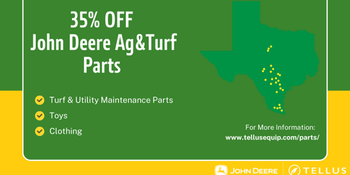 35% off John Deere Ag&Turf Parts