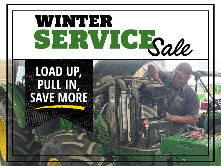 Winter service sale graphic