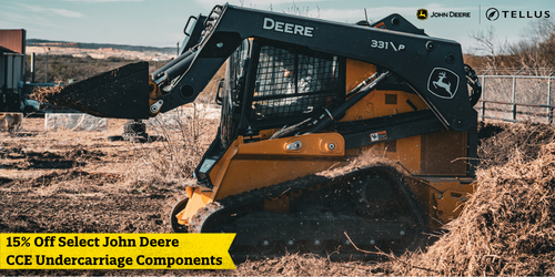 15% off Select CCE Undercarriage Parts 